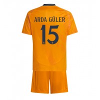 Real Madrid Arda Guler #15 Gostujuci Dres za djecu 2024-25 Kratak Rukav (+ Kratke hlače)